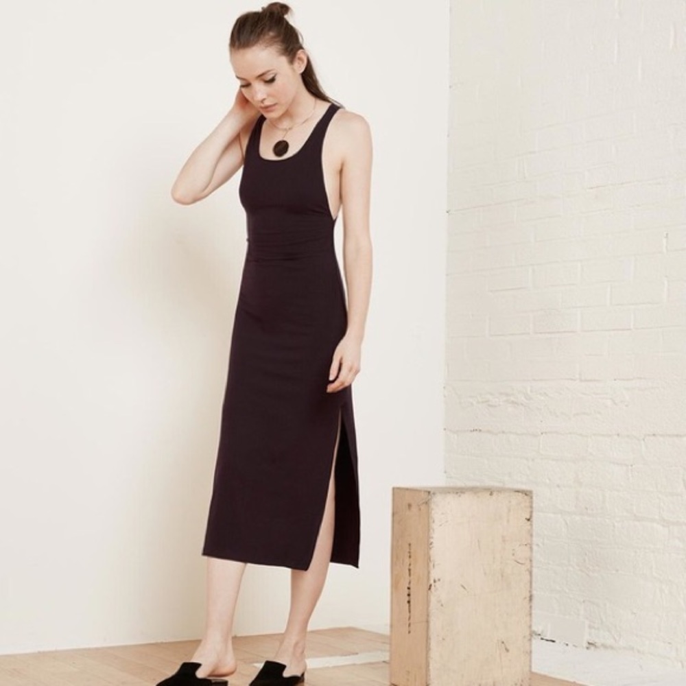 Reformation knit midi bodycon dress